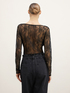 Body with long lace sleeves image number 1