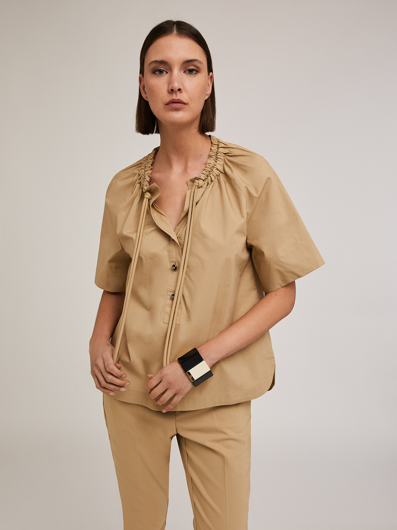 Chemise avec cordon de serrage image number 0