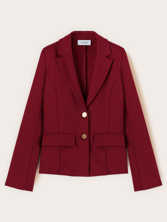 Blazer fără căptușeală din tricot milano