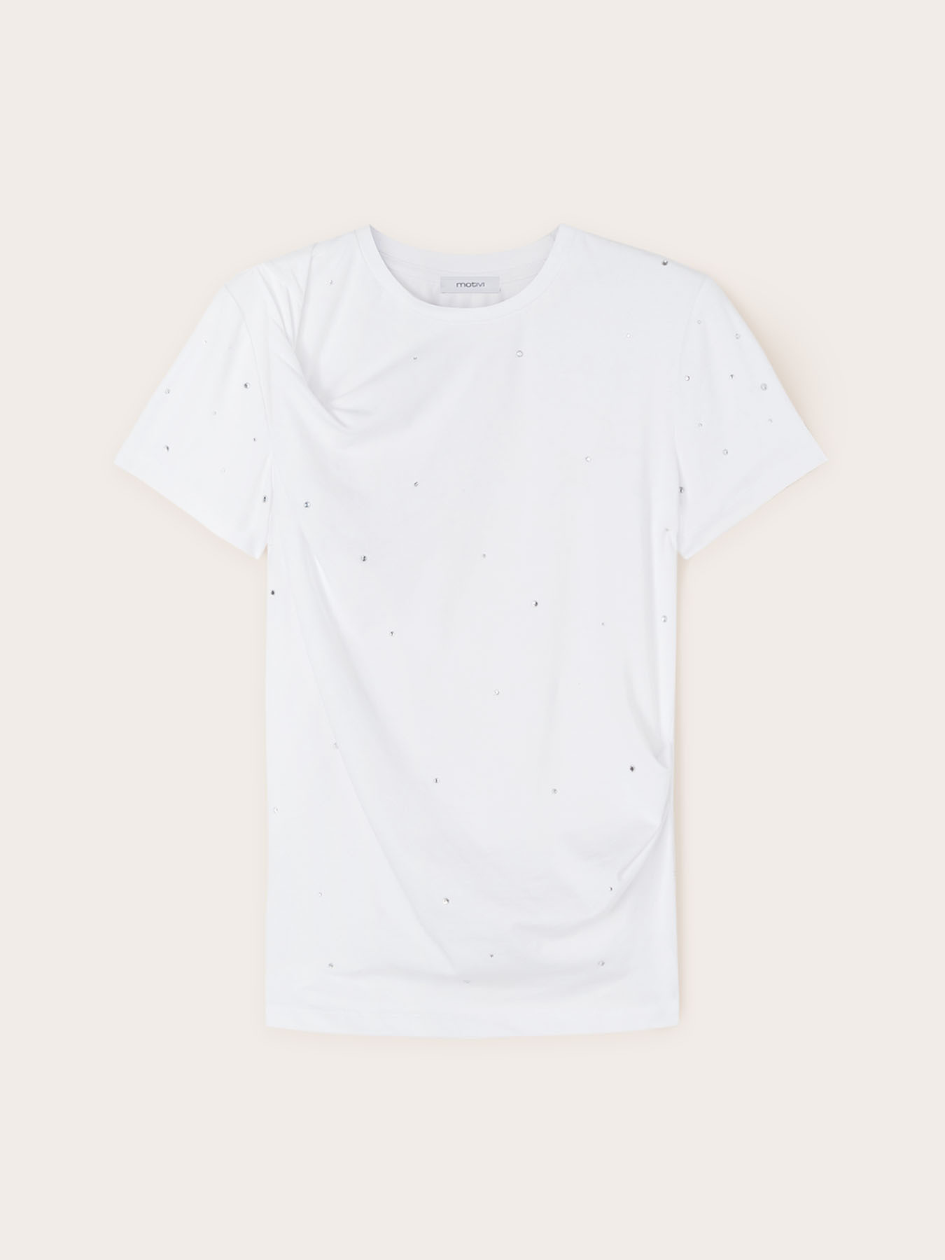 Full rhinestones T-shirt image number 4