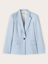 Yarn-dyed striped fabric blazer image number 4