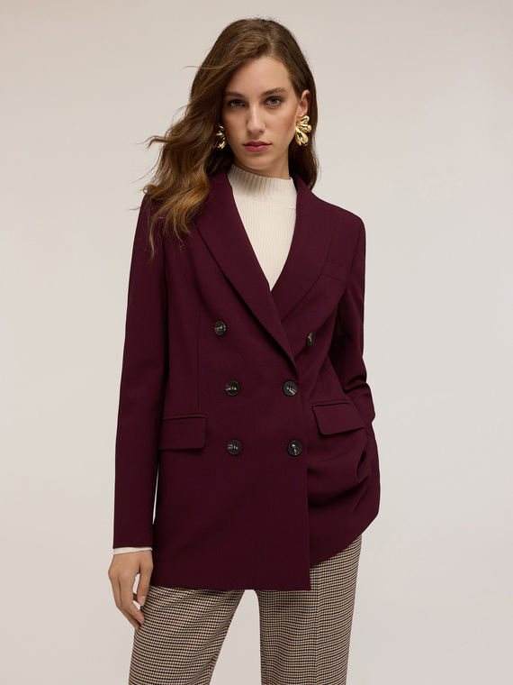 Blazer en polyester-viscose