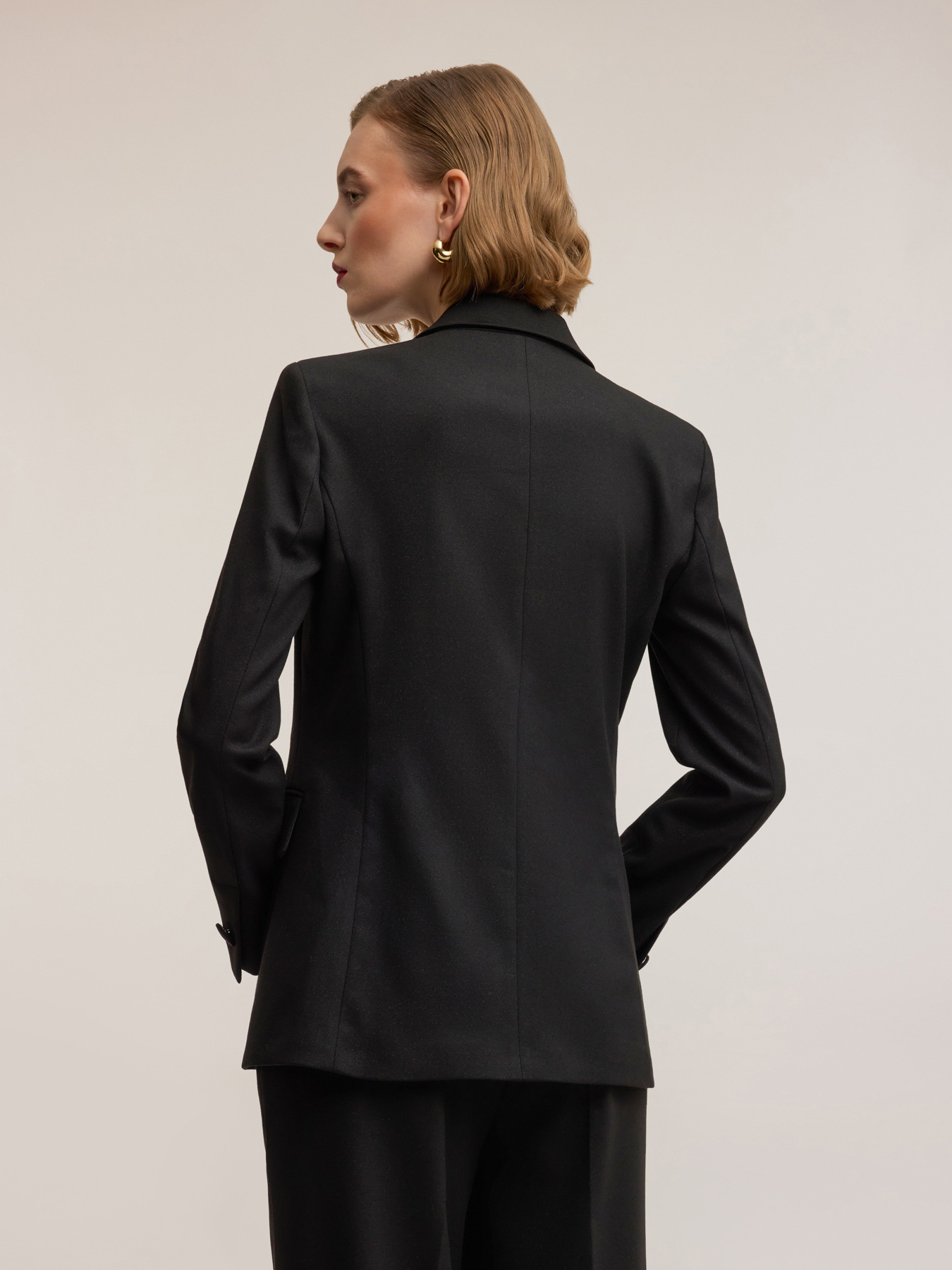 Structured mixed lurex blazer Smart Couture image number 1