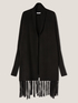 Cardigan in maglia con frange image number 3