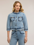 Jeansjacke mit Ketten image number 0