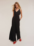 Jumpsuit with cut-out in polyviscose image number 1