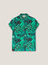 Jungle-patterned kimono shirt image number 3