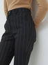 Regular pinstripe trousers image number 2