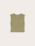 Mixed linen T-shirt with lace inserts image number 4