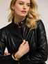 Short jacket with zip and mandarin collar image number 2