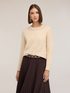 Ribbed wool-blend sweater with stones image number 0