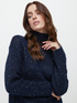 Turtleneck sweater with sequin embroidery image number 2