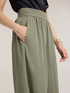 Draped twill trousers image number 3