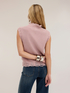 Turtleneck sweater with lace-effect knit image number 1