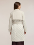 Diamond-quilted trench coat image number 1