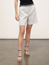 Shorts in lino gessati lurex image number 0