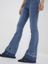 Flare-Jeans mit hohem Bund image number 2