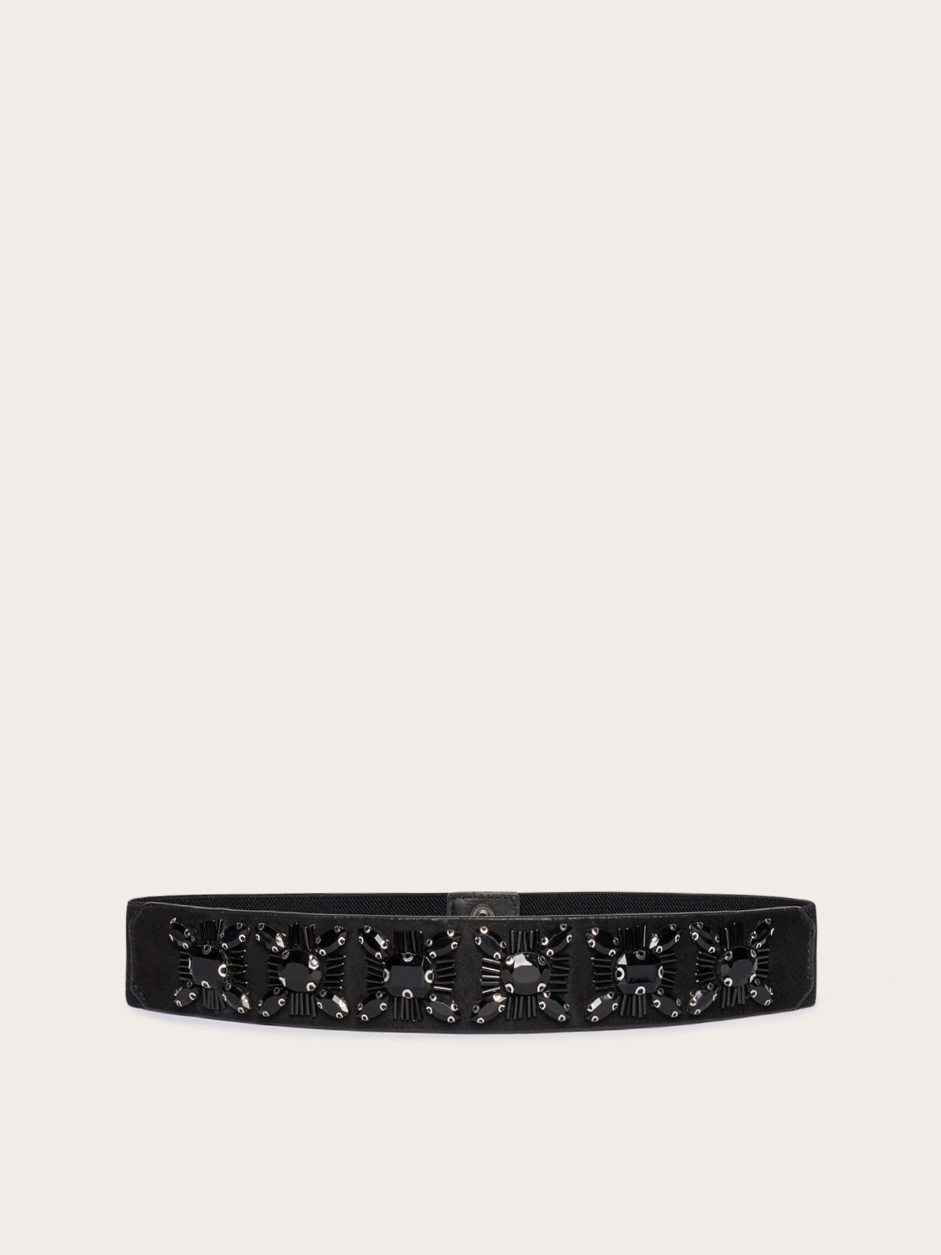 Ceinture &eacute;lastique avec boucle bijou image number 1