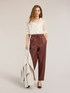Laminated lyocell joggers image number 0