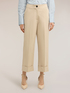 Wide-leg trousers in cotton-blend technical fabric image number 2