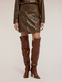 Minigonna asimmetrica con tasche image number 3