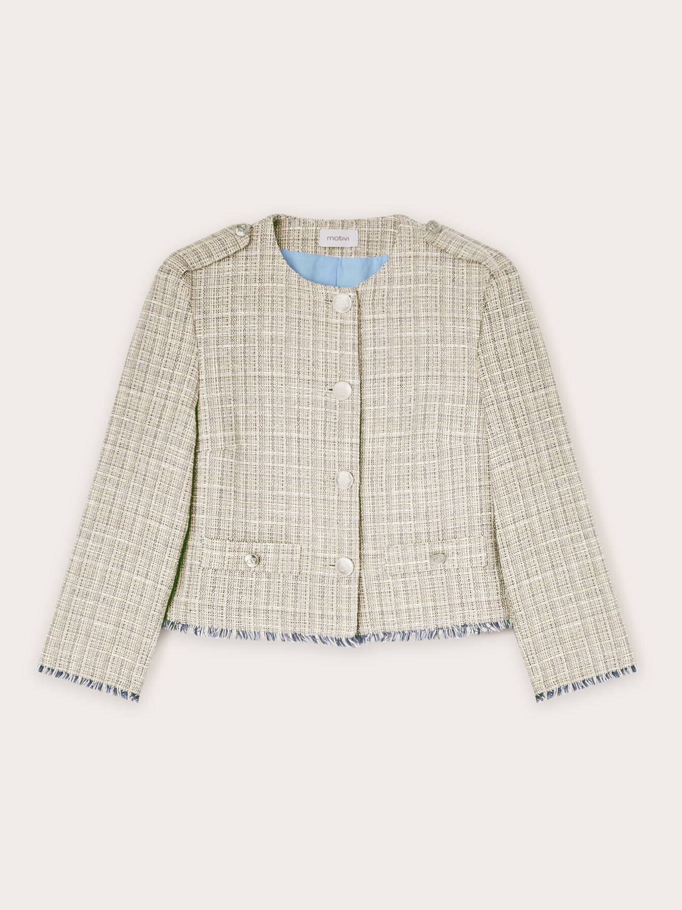 Giacca corta in tweed lurex image number 3