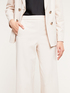 Milano-stitch palazzo trousers image number 2