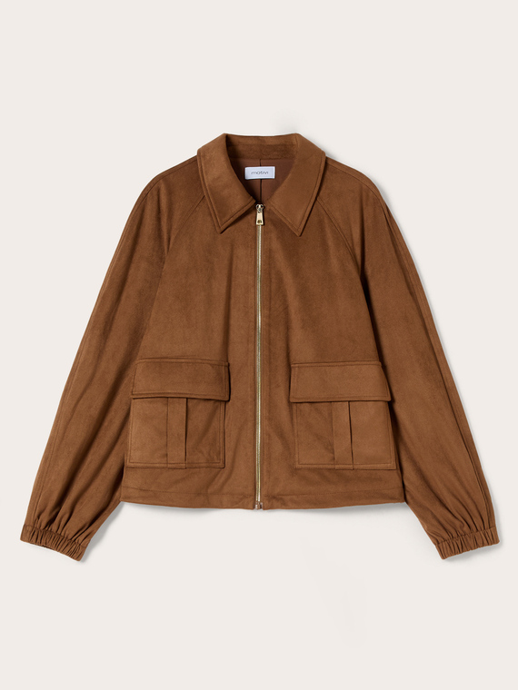 Blouson &agrave; manches raglan