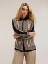 Satin shirt with print image number 0