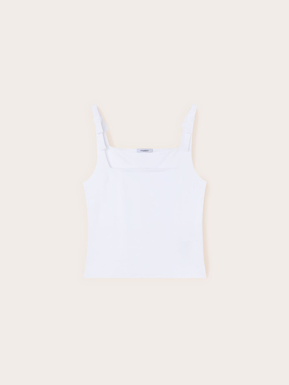 Top with bows on the straps