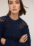 Ajour&eacute; mixed wool knitwear image number 3
