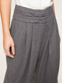 Palazzo trousers with pleats in flannel image number 2