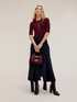 Viscose sweater with ribbed raglan sleeves image number 2