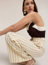 Pantalon palazzo &agrave; rayures The Tailoring Lab image number 4