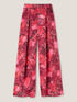 Pantaloni tip palazzo cu imprimeu floral image number 3