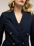 Blazer doppiopetto in denim image number 3