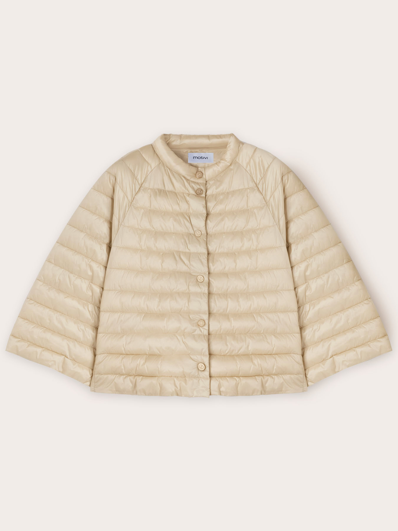 Cappa imbottita in nylon lucido image number 4