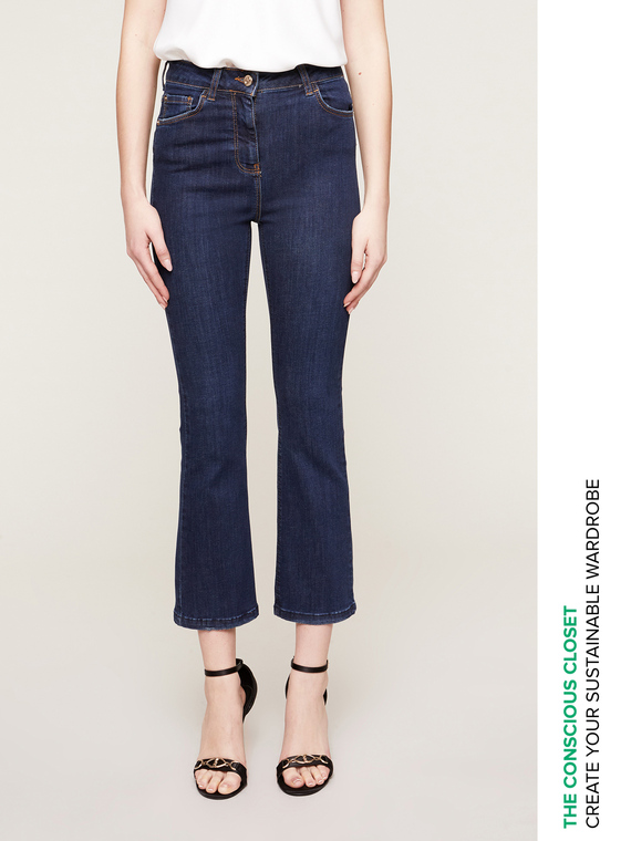 Lily Rose high waist kick flare jeans