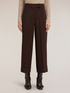 High-waisted cropped trousers with turn-up cuffs image number 2