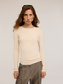 Ribbed sweater with epaulettes image number 2