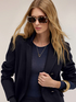 Doppelreihiger Blazer aus Milano-Strick image number 3