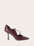 Pointed-toe pumps with asymmetric strap image number 1