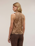 Lace blouse with bow image number 1