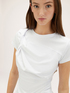 T-shirt with knot on the shoulder image number 2