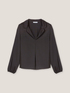 Blusa con colletto in raso image number 3