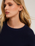 Pullover scollo tondo in cotone image number 3