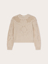 Ajour&eacute; mixed wool knitwear image number 4