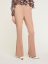 Flare trousers with split image number 0