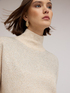 Maglia dolcevita misto lana con strass image number 3