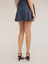 Pleated mini skirt with buttons image number 1